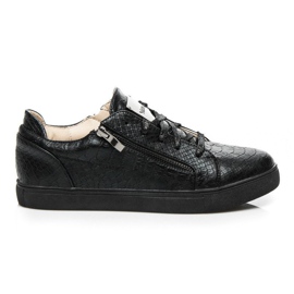 Vices Black Fashion Sneakers