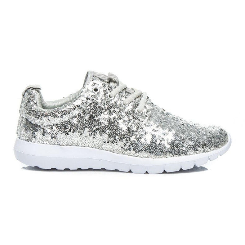 Via Giulia  Sports Glitter Shoes grey Via Giulia  Sports Glitter Shoes grey