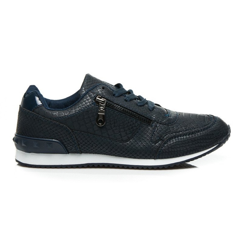 Snake Comfort Shoes blue navy blue