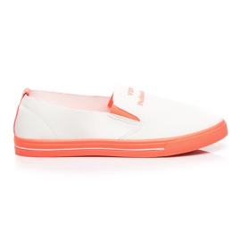 Vices White Slip On Sneakers