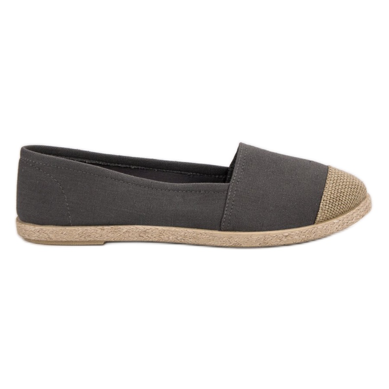 Fashionable Gray Espadrilles grey