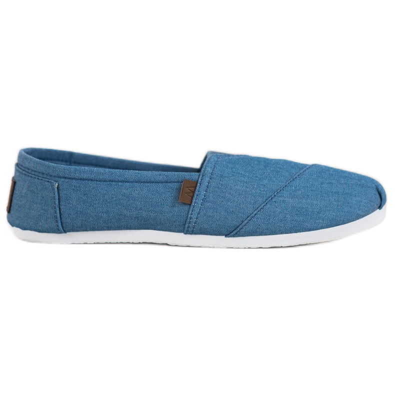 Blue Slip On Sneakers
