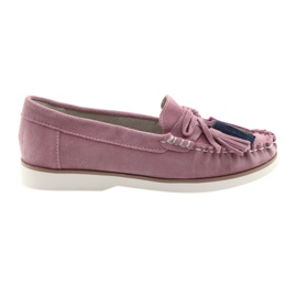 Comfortable women's loafers Filippo 641 pink Comfortable women's loafers Filippo 641 pink