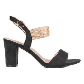 Filippo Elegant Sandals On A Bar black Filippo Elegant Sandals On A Bar black