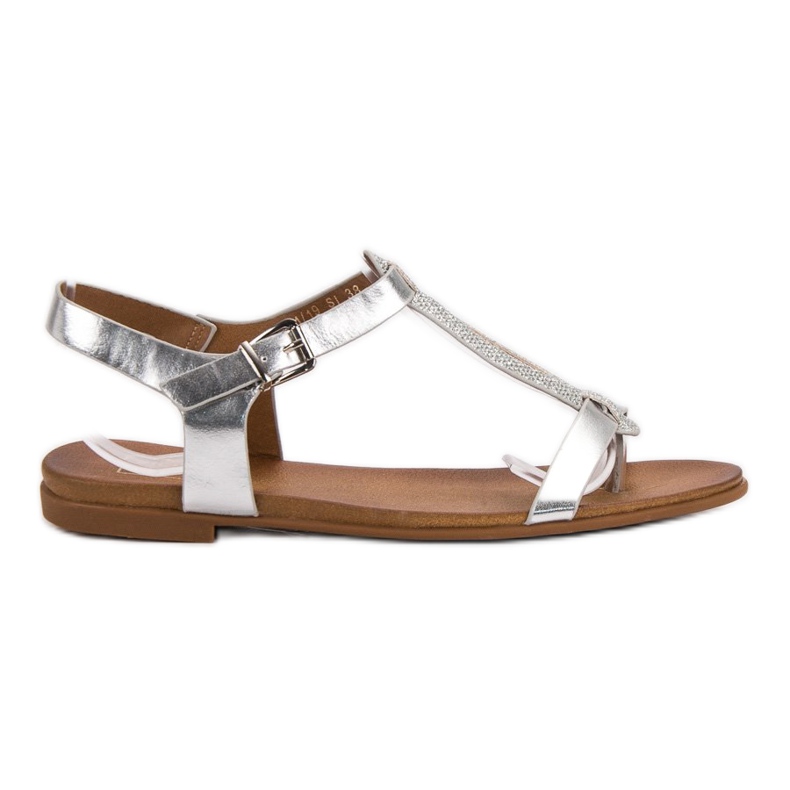 Filippo Silver Japanese Sandals grey