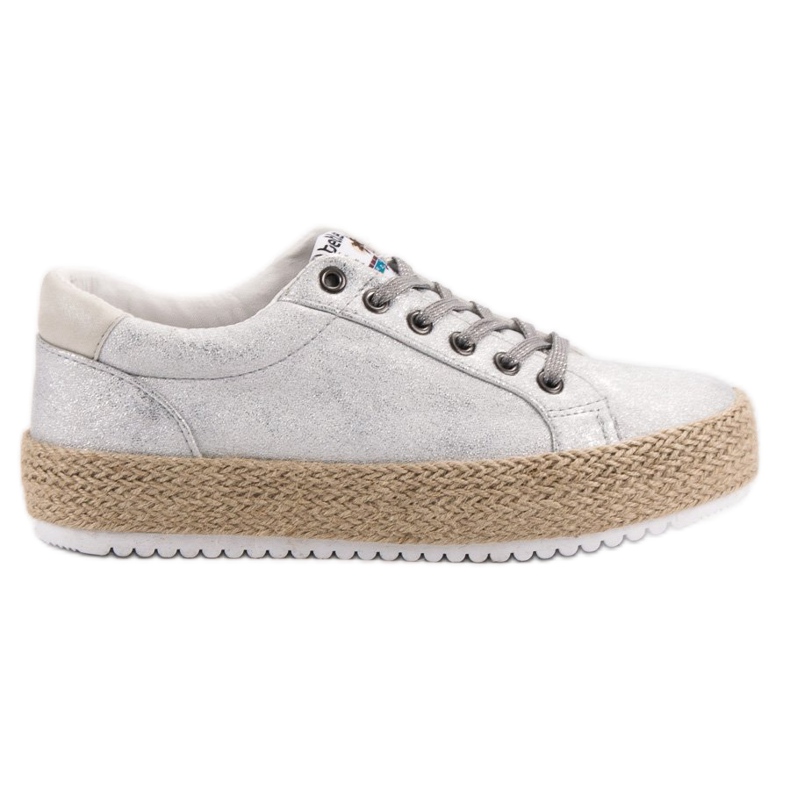 Betler Fashionable Espadrilles sneakers grey