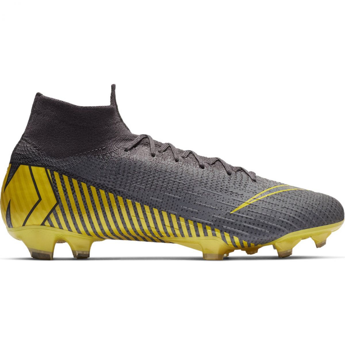 Nike grey and hotsell yellow football boots