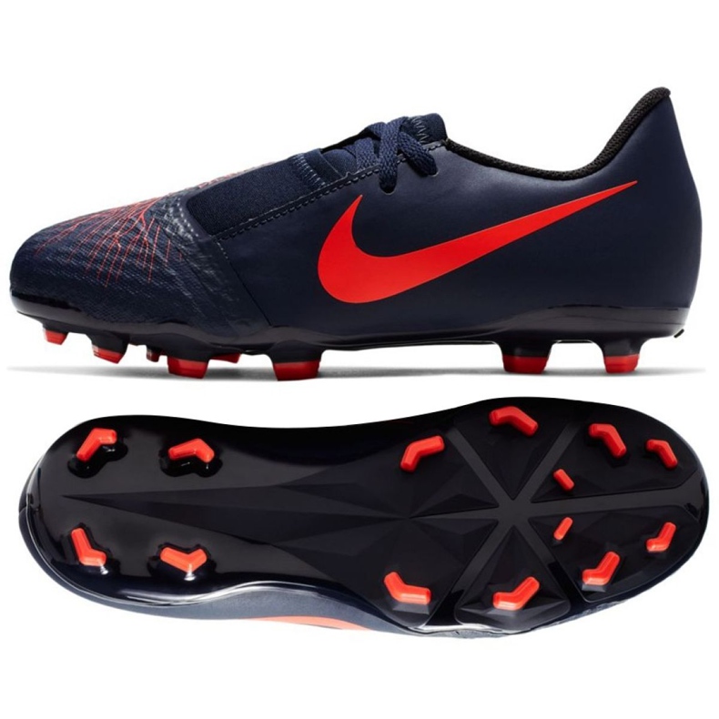Nike Phantom Venom Academy Fg Jr AO0362-440 football shoes multicolored navy blue