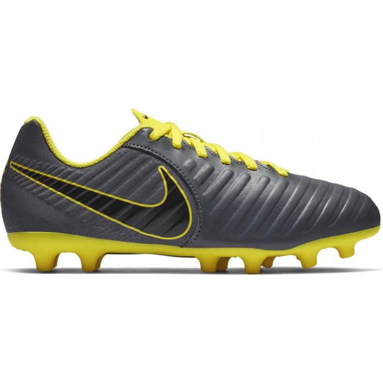 Nike Tiempo Legend 7 Club Mg Jr AO2300-070 football shoes black grey