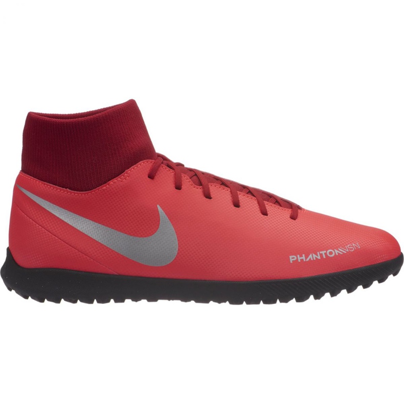 Nike Phantom Vsn Club Df Tf M AO3273-600 football shoes multicolored red