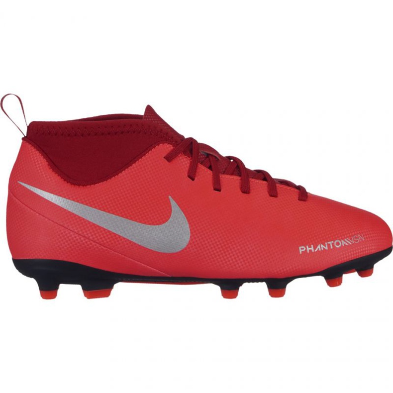 Nike Phantom Vsn Club Df Fg Mg Jr AO3288-600 football shoes multicolored oranges and reds
