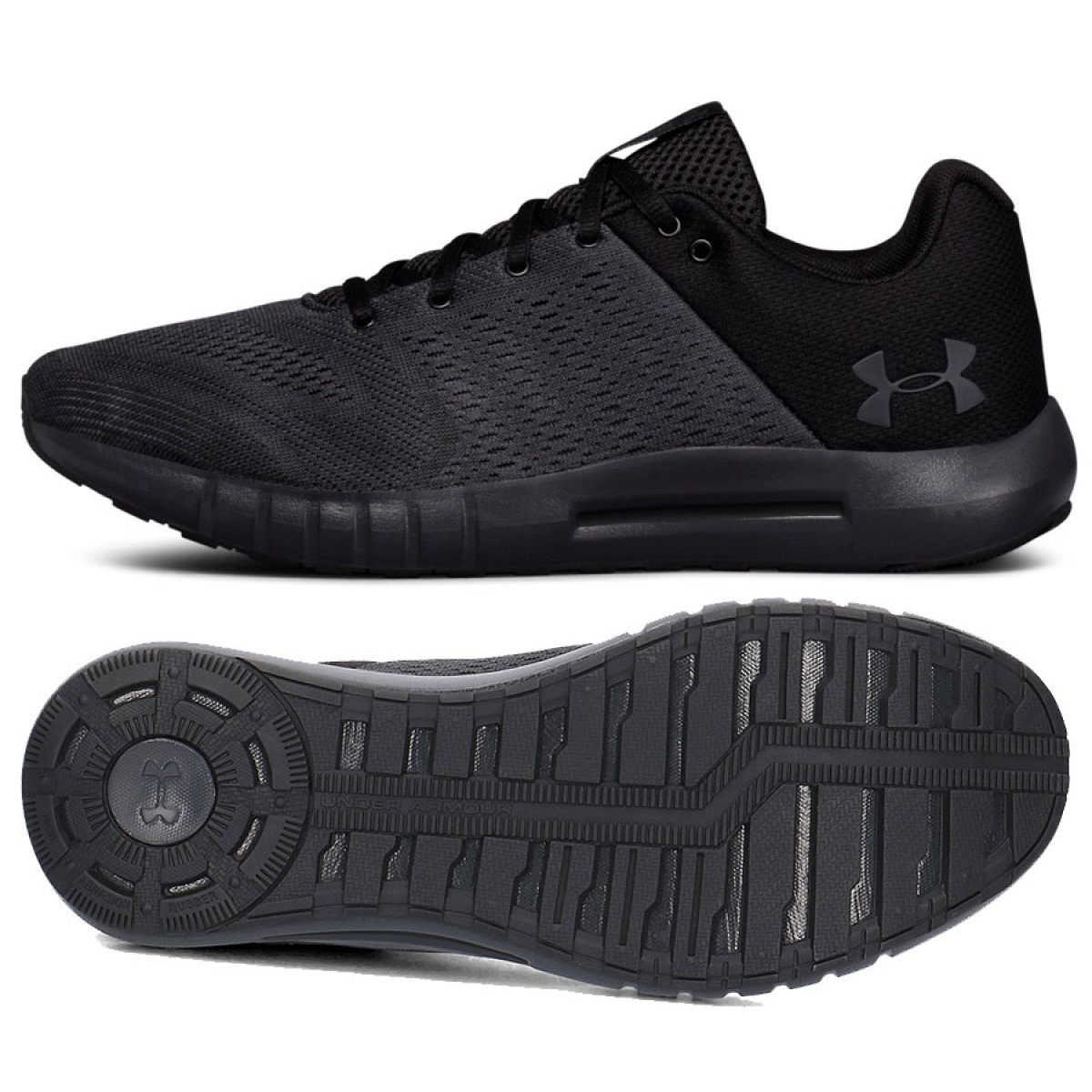 Under Armour Ua Micro GM 3000011-104 running shoes black - KeeShoes