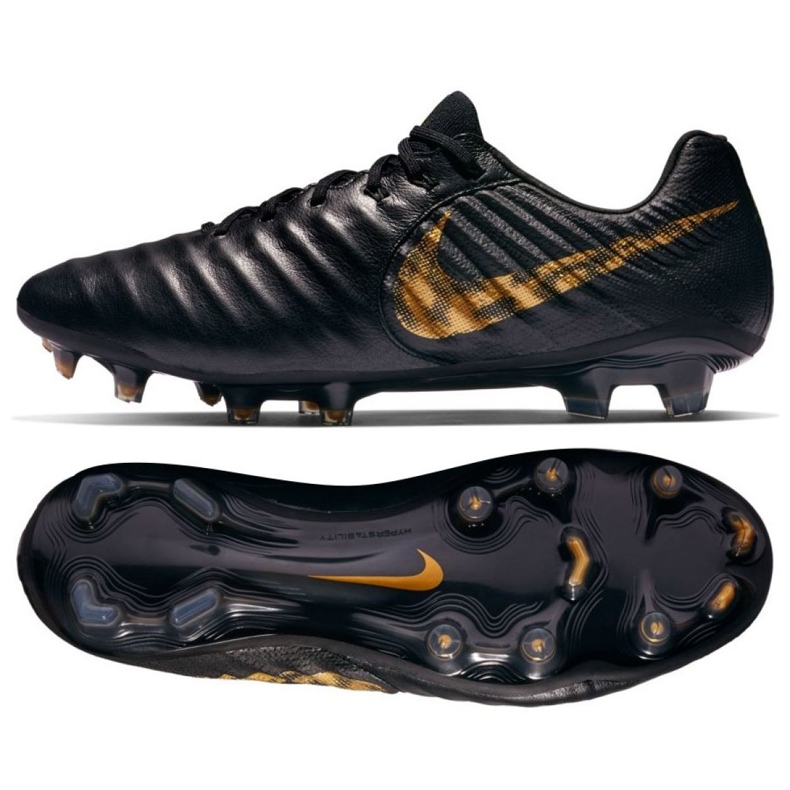 Nike Tiempo Legend 7 Elite Fg M AH7238-077 football shoes black black Nike Tiempo Legend 7 Elite Fg M AH7238-077 football shoes black black
