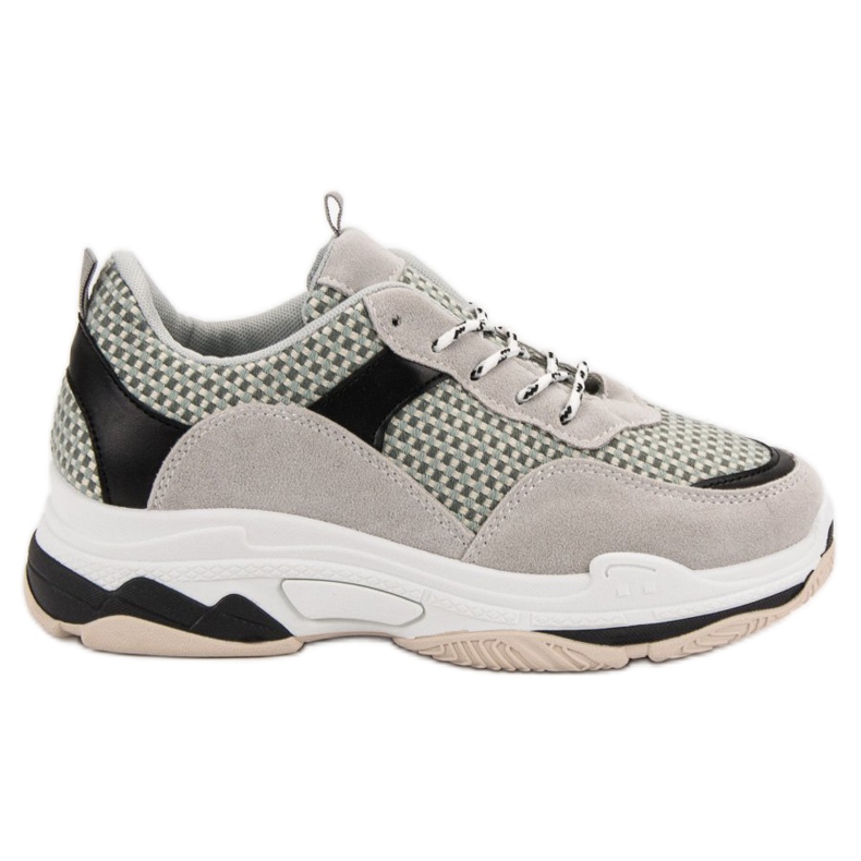 Kylie Sneakers On The Platform grey