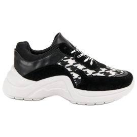 Kylie Sport Shoes With Pattern black