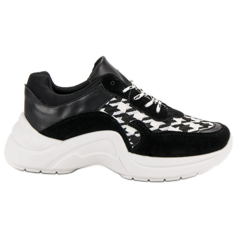 Kylie Sport Shoes With Pattern black