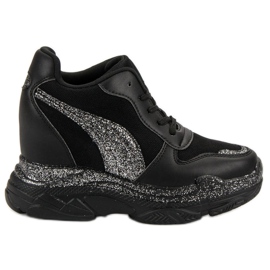 Black Sneakers With Glitter VICES