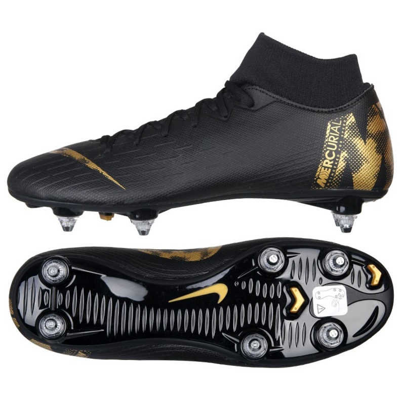 Nike Mercurial Superfly 6 Academy Sg Pro M AH7364-077 football shoes black black