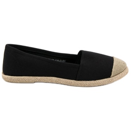 Fashionable Black Espadrilles