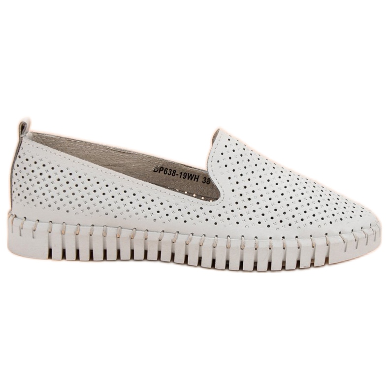 Filippo White Leather Lords