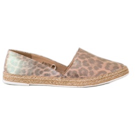 Kylie Spotted Espadrilles beige golden