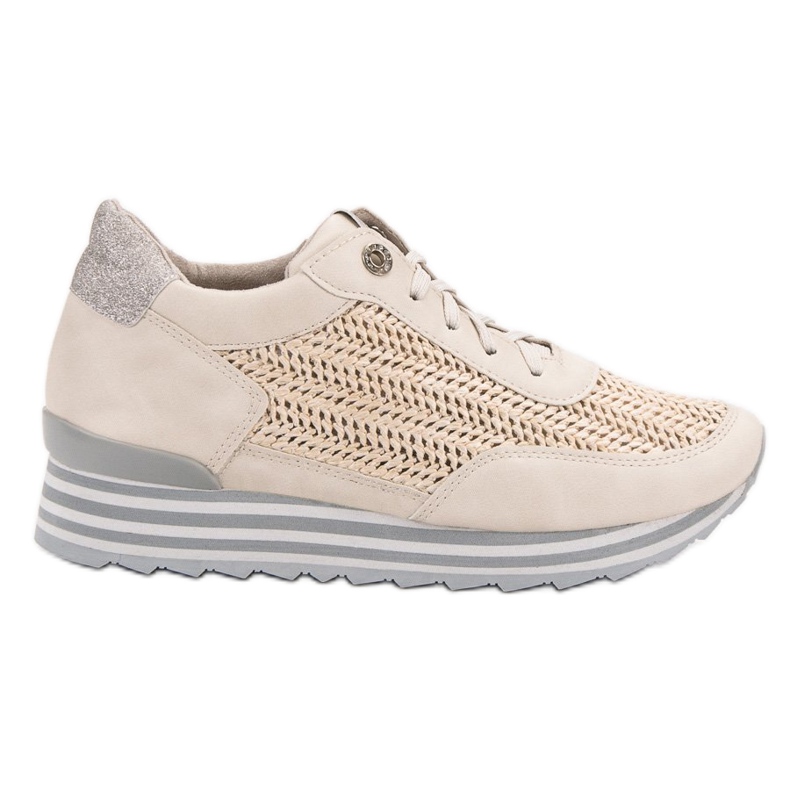 Aclys Sneakers With Pattern beige