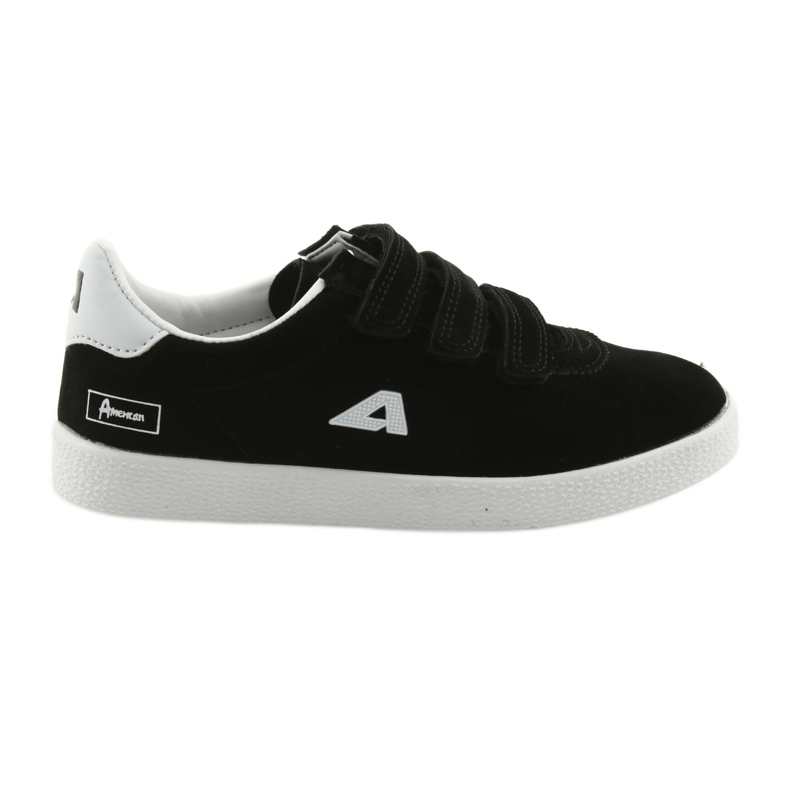Sport shoes leather insert American Club BS06 white black