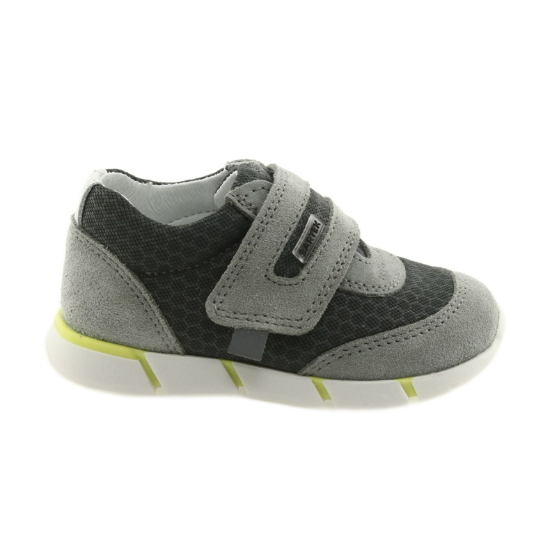 Leather semi -sports Velcro 51949 Bartek grey Leather semi -sports Velcro 51949 Bartek grey