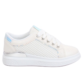 White holographic sneakers ZF-40 White