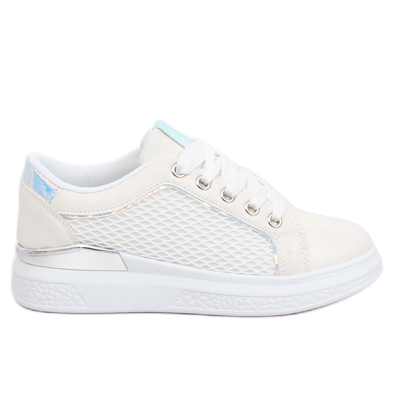 White holographic sneakers ZF-40 White