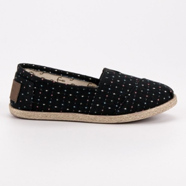 Baby Espadrilles With Pattern black Baby Espadrilles With Pattern black