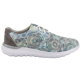 Filippo Leather Sports Shoes multicolored