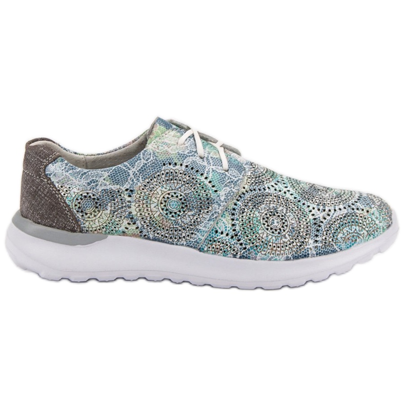 Filippo Leather Sports Shoes multicolored