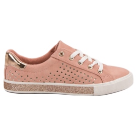Kylie Pink Sneakers With Stars