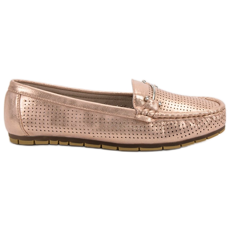 Kylie Shiny loafers pink