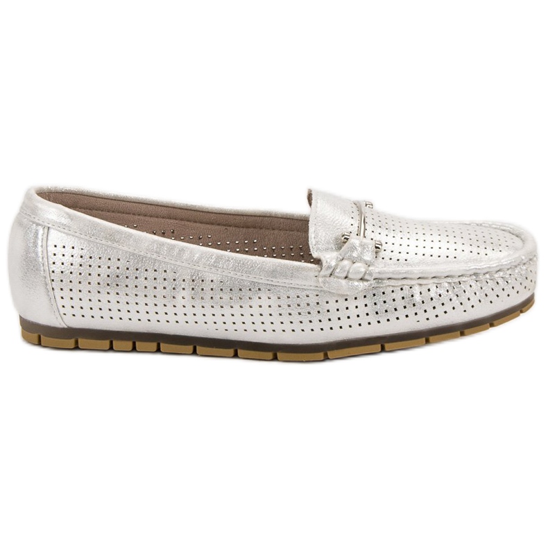 Kylie Silver loafers grey