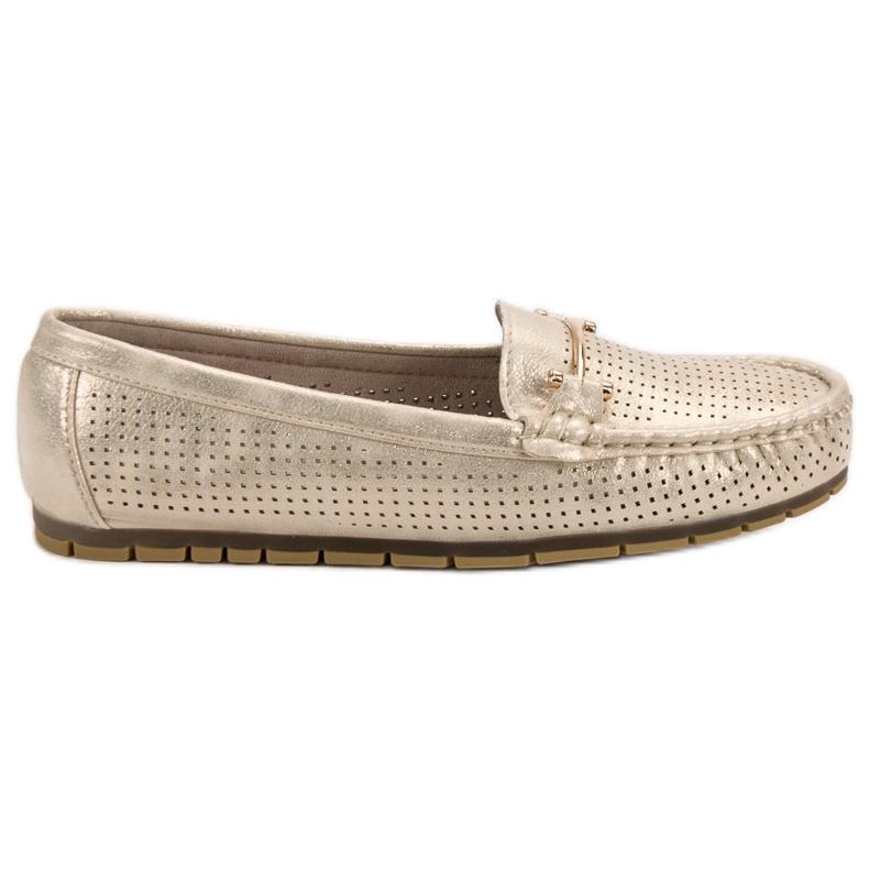 Kylie Shiny loafers yellow