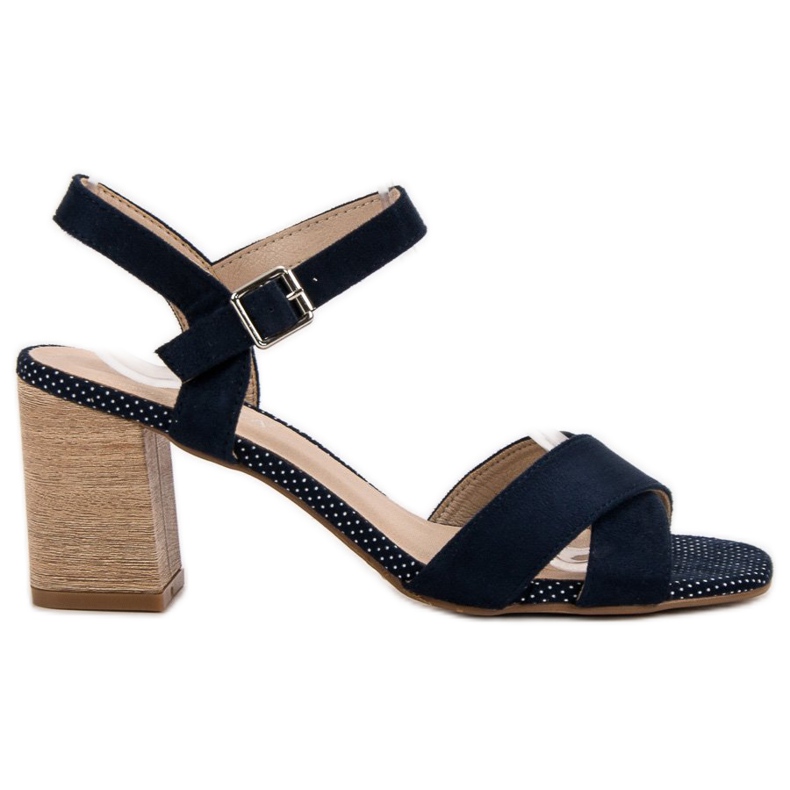 VINCEZA sandals blue navy blue VINCEZA sandals blue navy blue