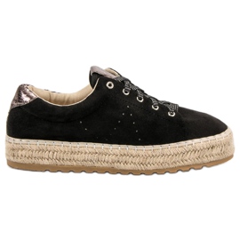 Seastar Tied Espadrilles black Seastar Tied Espadrilles black