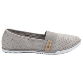 Lightweight VINCEZA Slipons grey