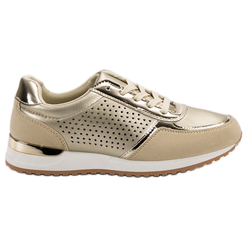 Golden Sport Shoes