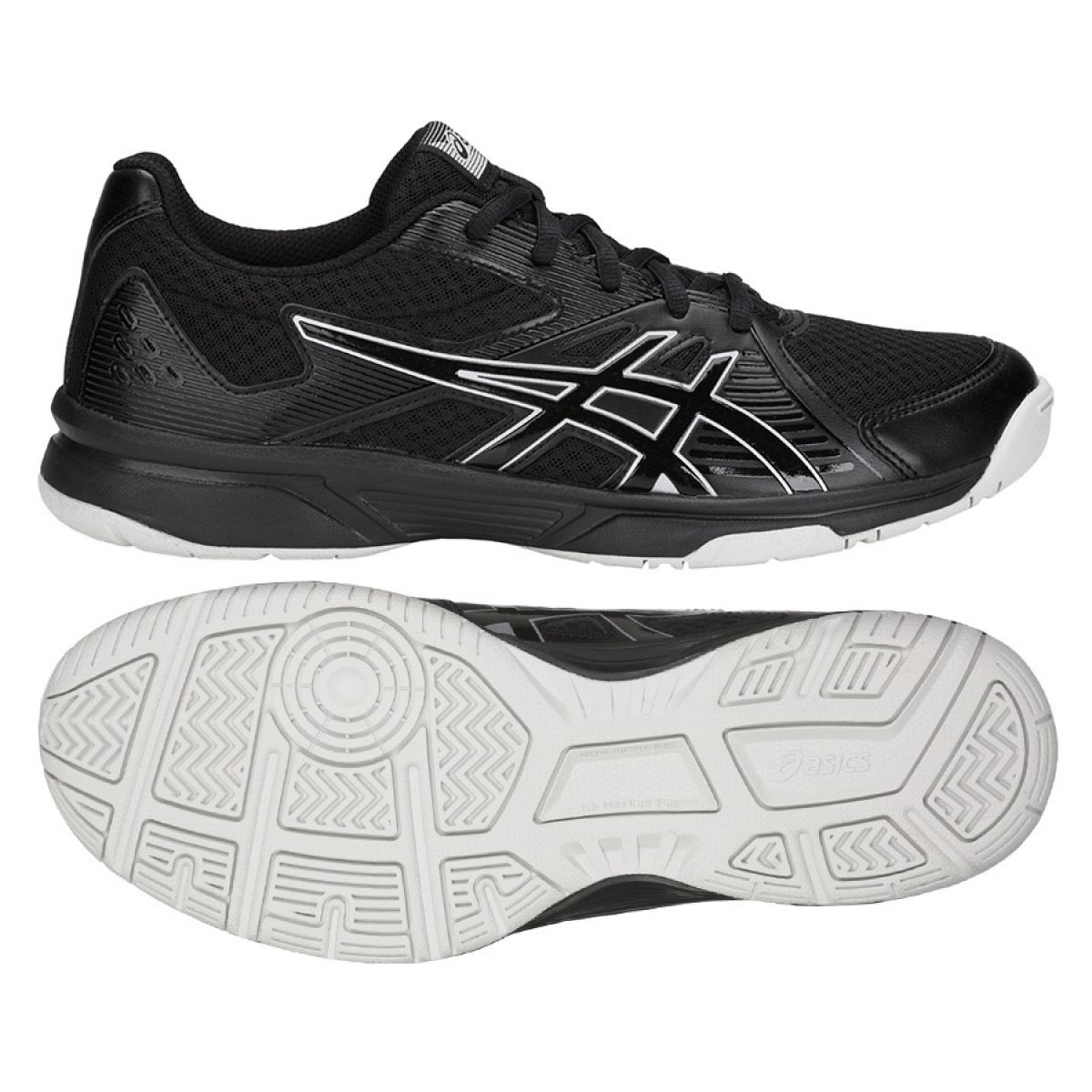 Huerta damnificados lb Asics Upcourt 3 M 1071A019-001 volleyball shoes black multicolored -  KeeShoes