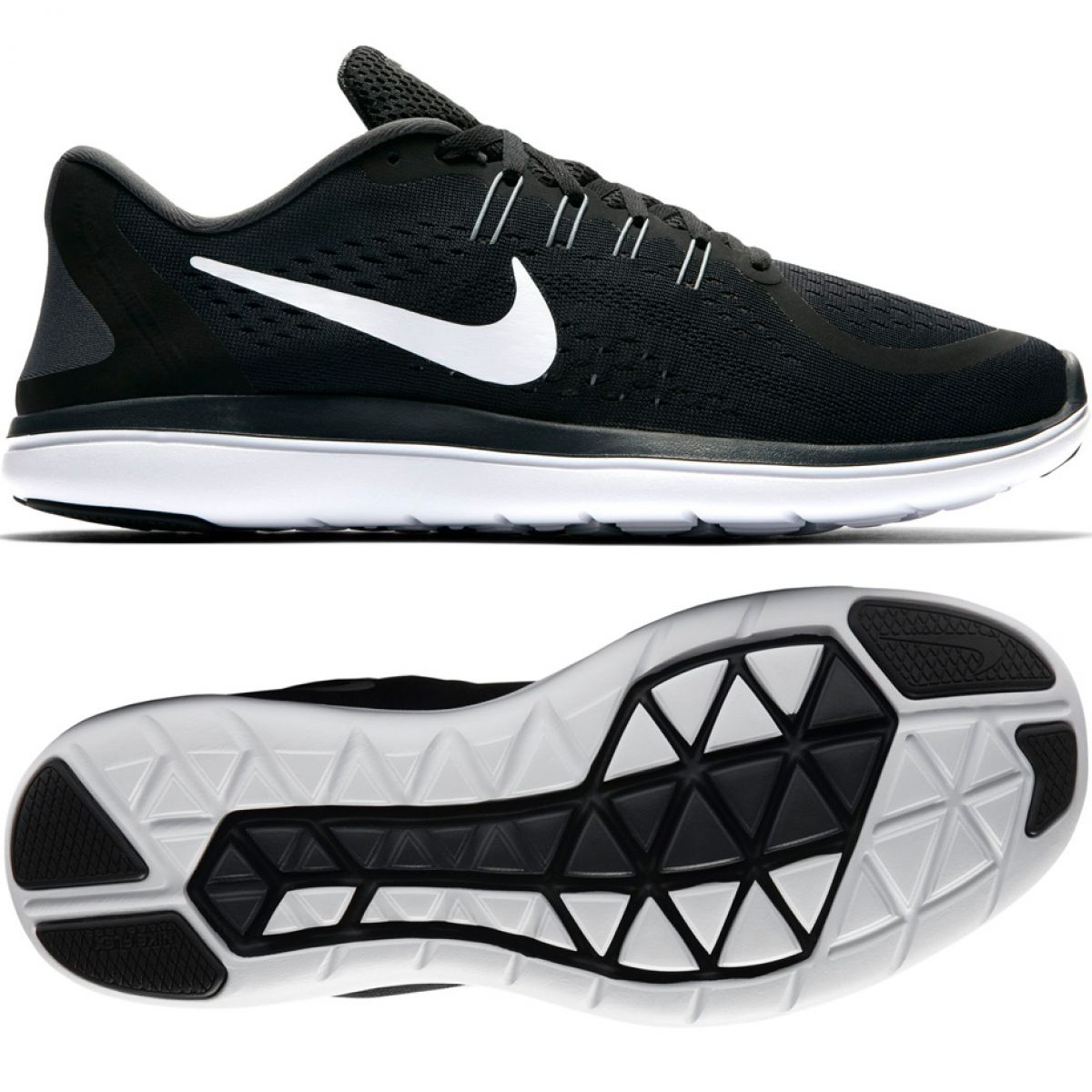 Running shoes Nike Flex Rn M black - KeeShoes