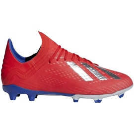 Adidas X 18.1 Fg Jr BB9353 football boots red red