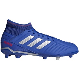 Adidas Predator 19.3 Fg Jr CM8533 football boots multicolored blue Adidas Predator 19.3 Fg Jr CM8533 football boots multicolored blue