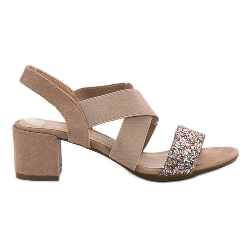 Filippo Sandals With Vinceza Glitter brown