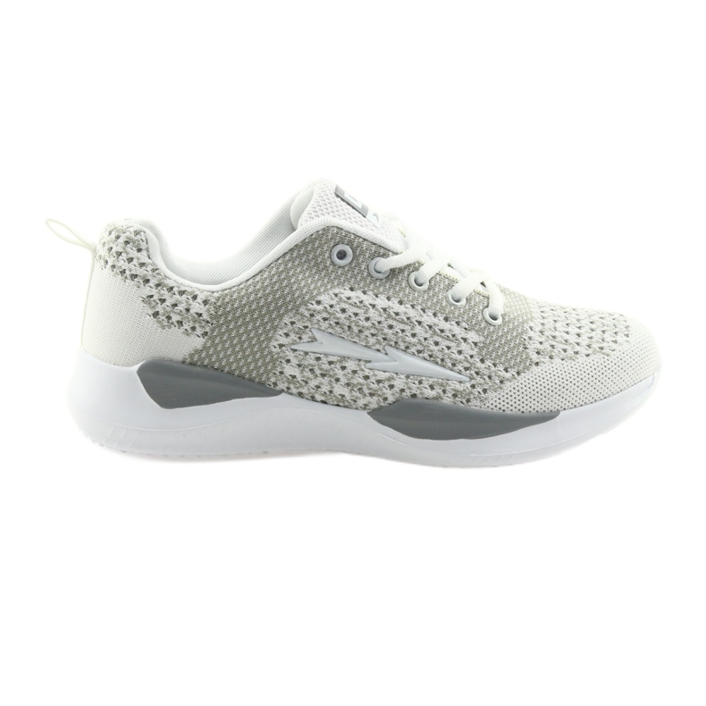 Women's sports white DK SA349 white-gray insole with memory foam