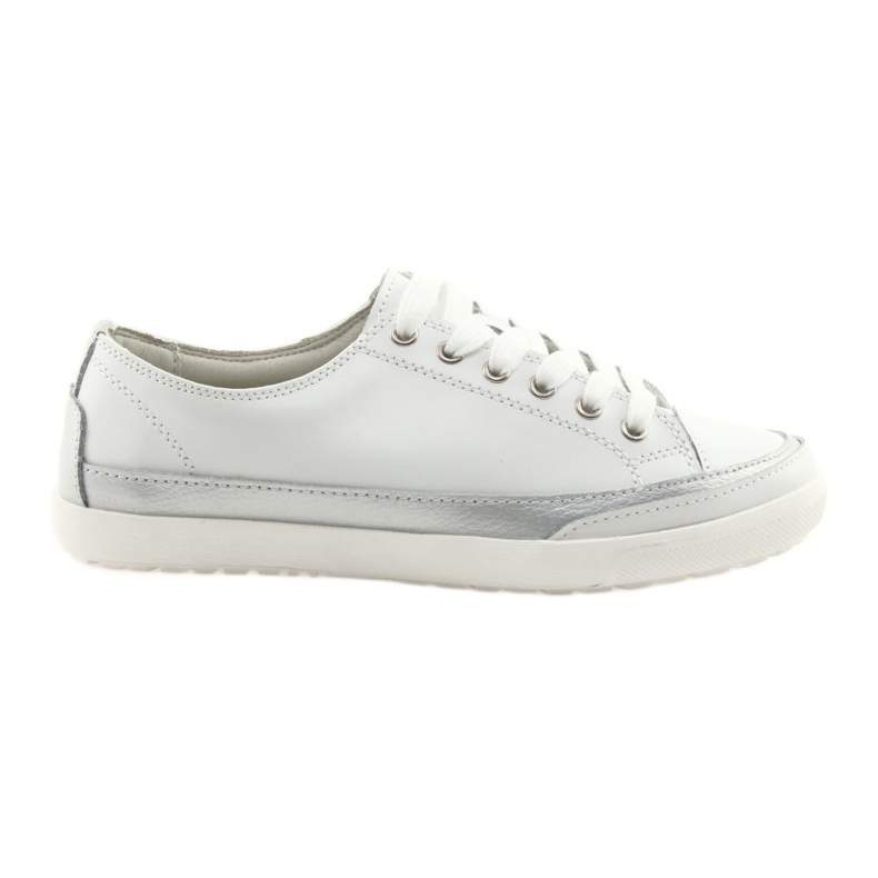 Sports shoes for women, tied Filippo 703 white silver grey Sports shoes for women, tied Filippo 703 white silver grey