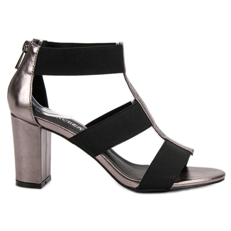Fashionable Sandals On The VINCEZA Bar grey