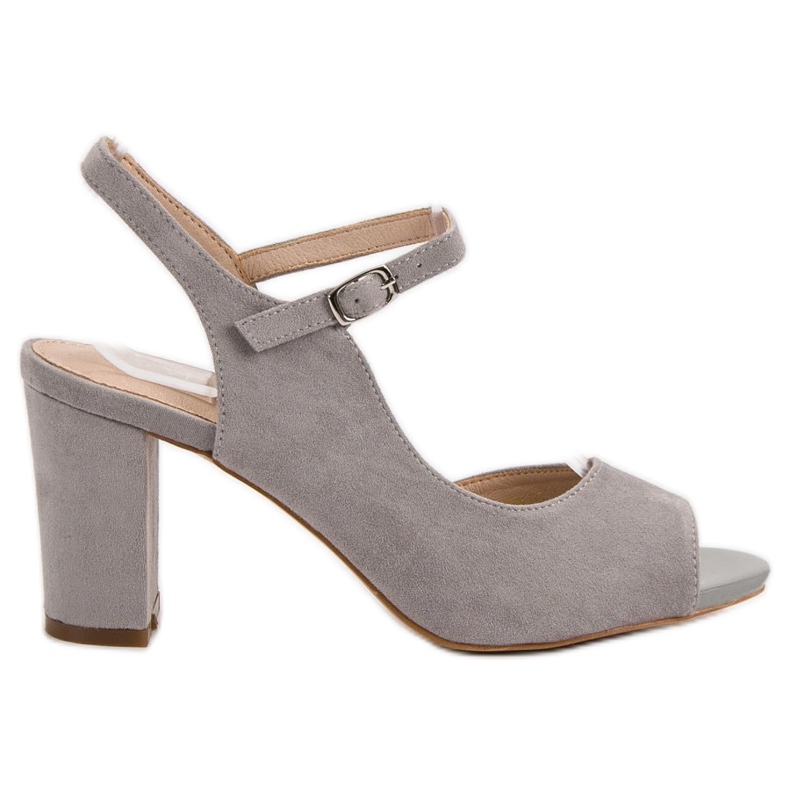 VINCEZA asymmetrical pumps grey VINCEZA asymmetrical pumps grey